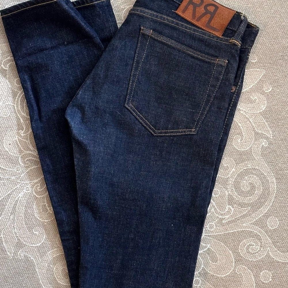 Ralph Lauren Double RL Dark Blue Skinny Jeans